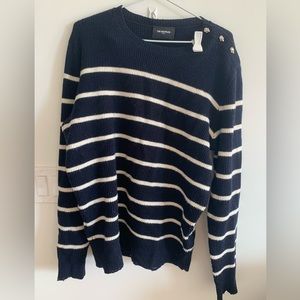 The Kooples navy stripe sweater